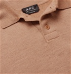 A.P.C. - Jerry Merino Wool Polo Shirt - Neutrals