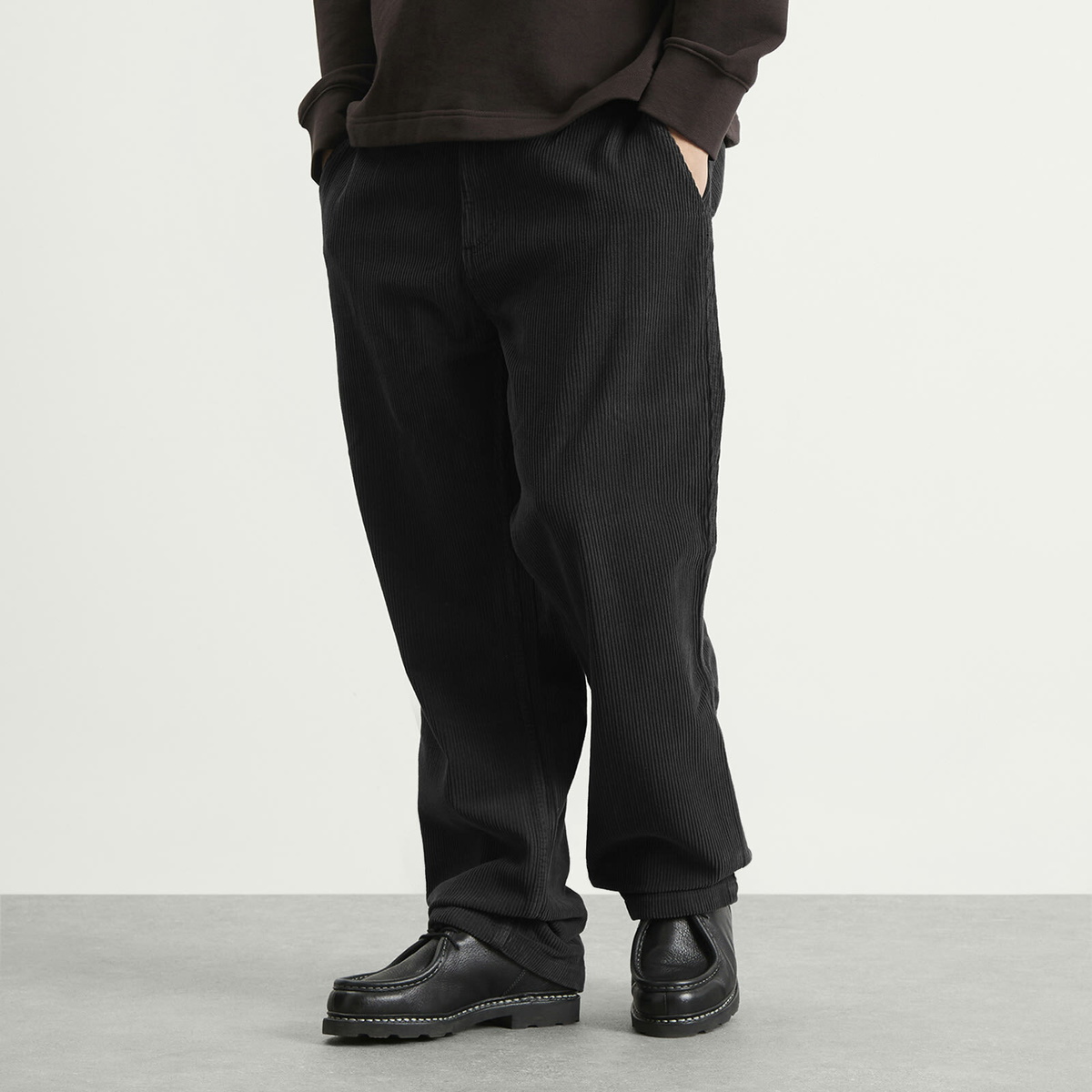 Corridor Men's Cord Trouser in Black