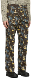 Kiko Kostadinov Black & Yellow Harkman Trousers