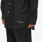 Comme des Garçons Homme Men's Hem Logo Pocket Shirt in Black