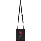 Ernest W. Baker Black Floral Crossbody Bag