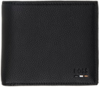 BOSS Black Embossed Faux-Leather Wallet