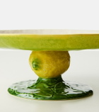 Bordallo Pinheiro Lemon ceramic cake stand