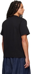 GCDS Black Bonded T-Shirt
