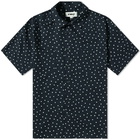 YMC Men's Mitchum Polka Dot Shirt in Navy