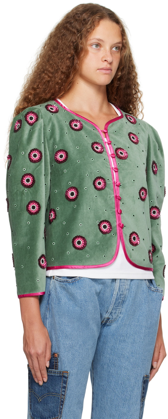 Caro Editions Green Blanca Jacket