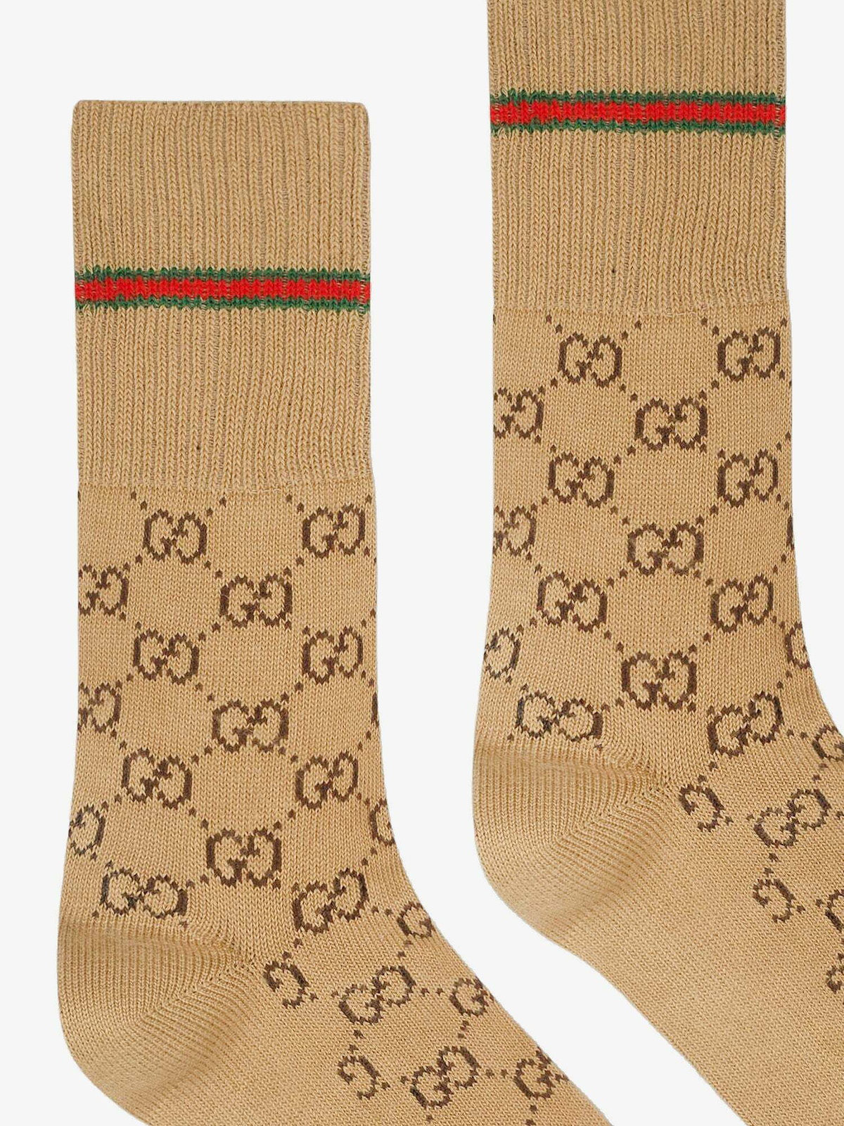 Gucci Socks Beige Mens Gucci