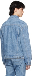 BOSS Blue Faded Denim Jacket
