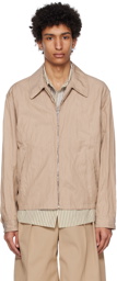 LEMAIRE Beige Crinkled Jacket