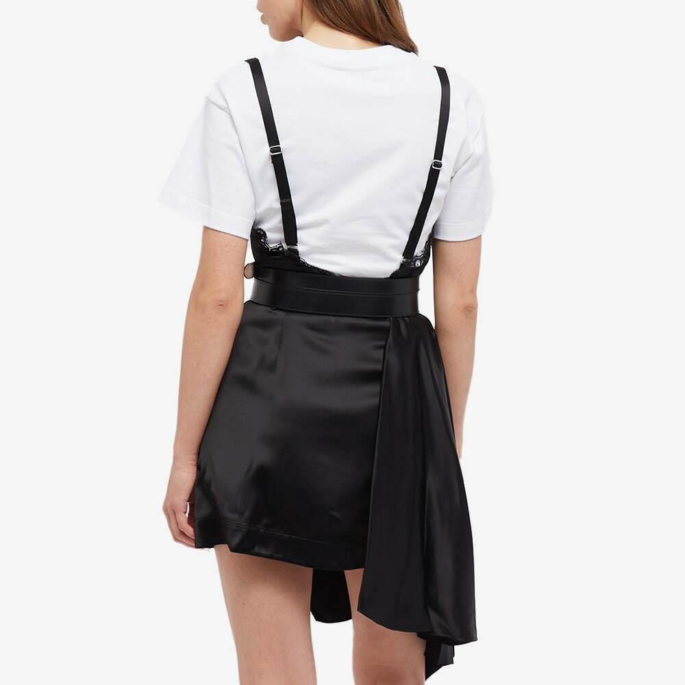 alexander mcqueen t shirt dress Alexander McQueen Women's T-Shirt Dress in White/Black Alexander McQueen
