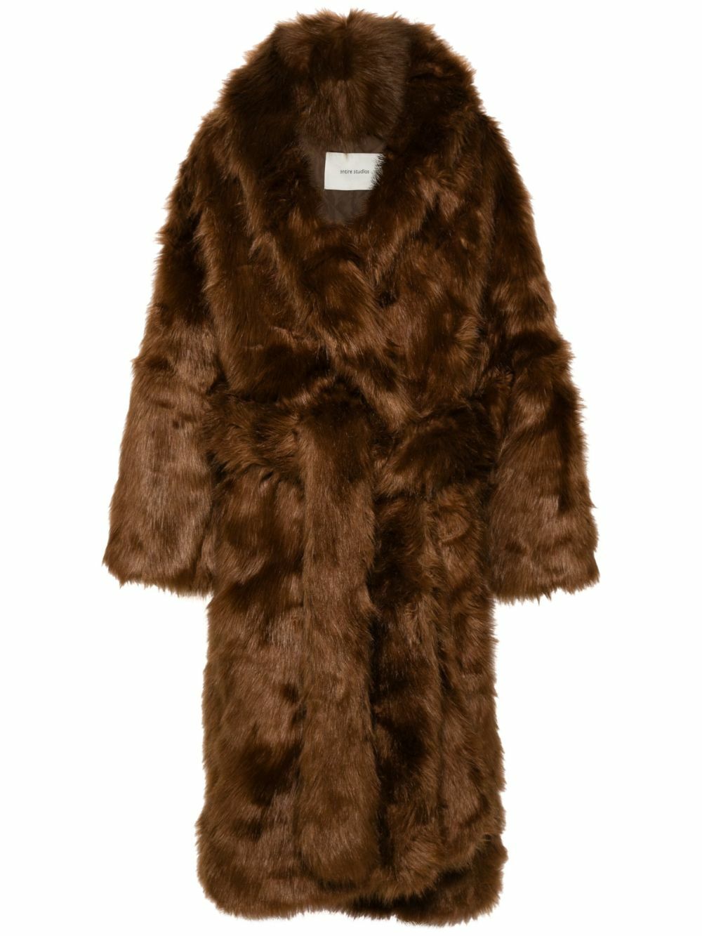 ENTIRE STUDIOS Faux-Fur Long Coat