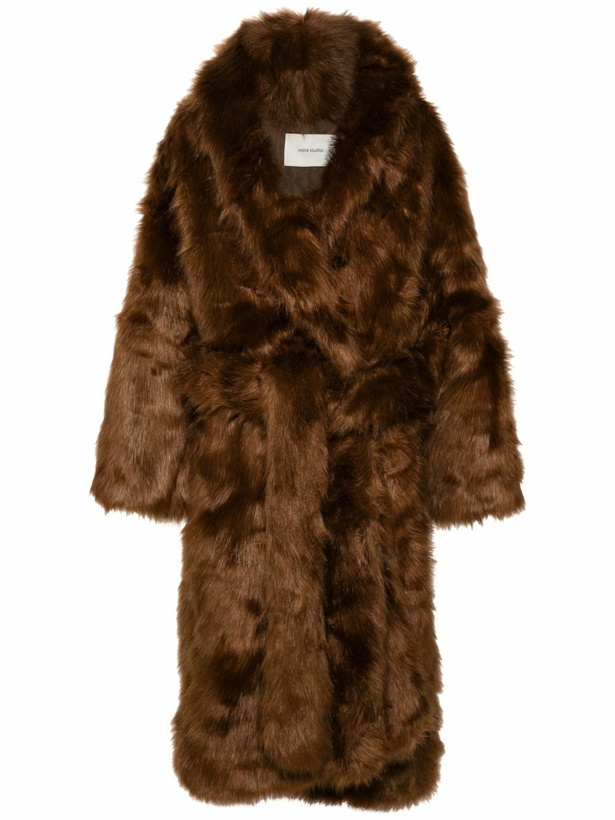 Photo: ENTIRE STUDIOS Faux-Fur Long Coat