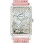 Franck Muller Long Island Quartz Diamond White Mother of Pearl Dial Unisex Watch 952QZRELMOPBCD1RLS(AC)