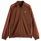 Patta Men's Tricot Track Jacket in Chestnut
