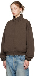 Fear of God ESSENTIALS Brown Zip Jacket