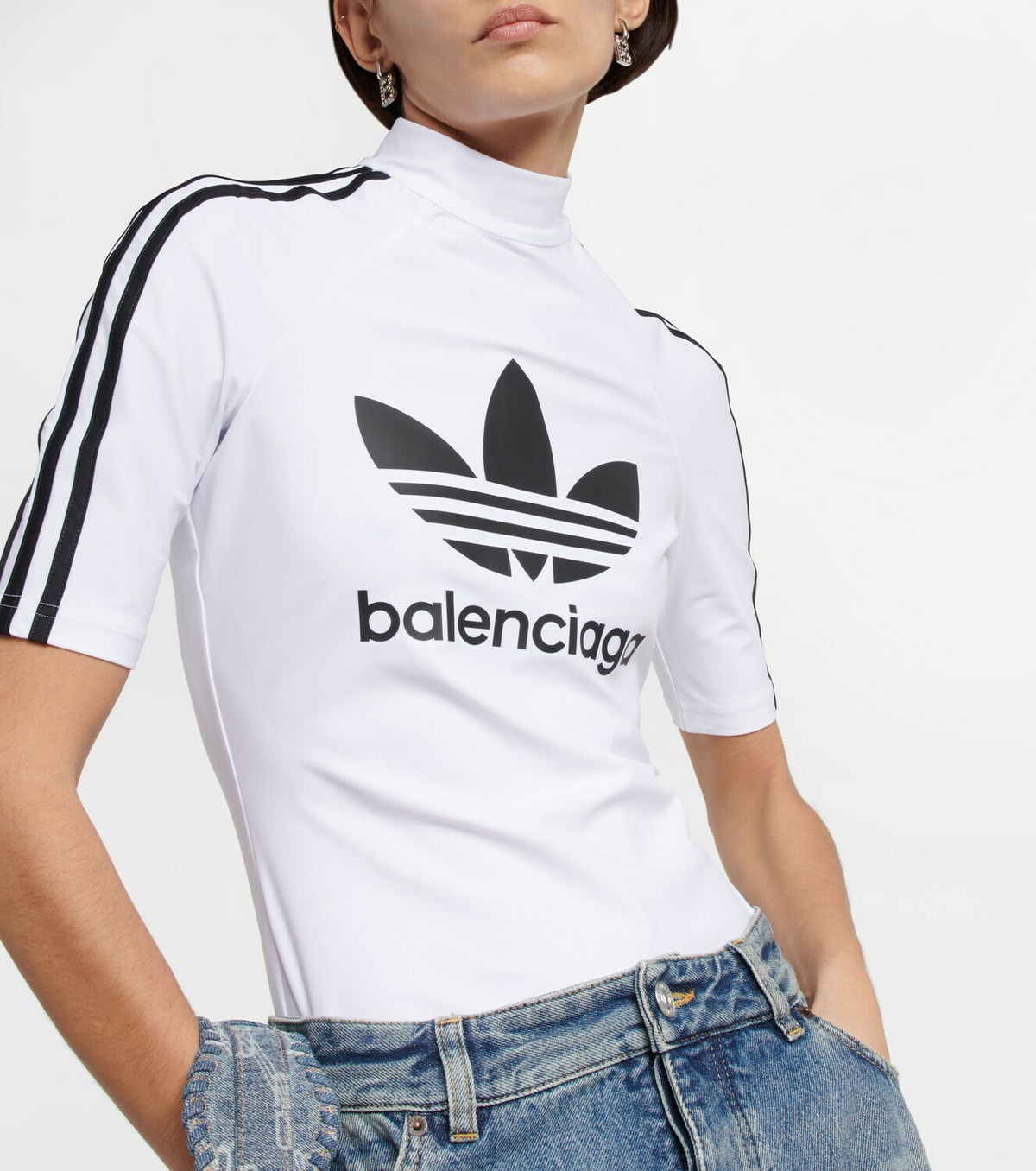 【Adidas】★Balenciagaコラボ大人気Tシャツ白 Balenciaga x Adidas T-Shirt in White BNWT 1 | eBay