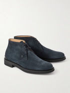 Tod's - Gommino Suede Chukka Boots - Blue