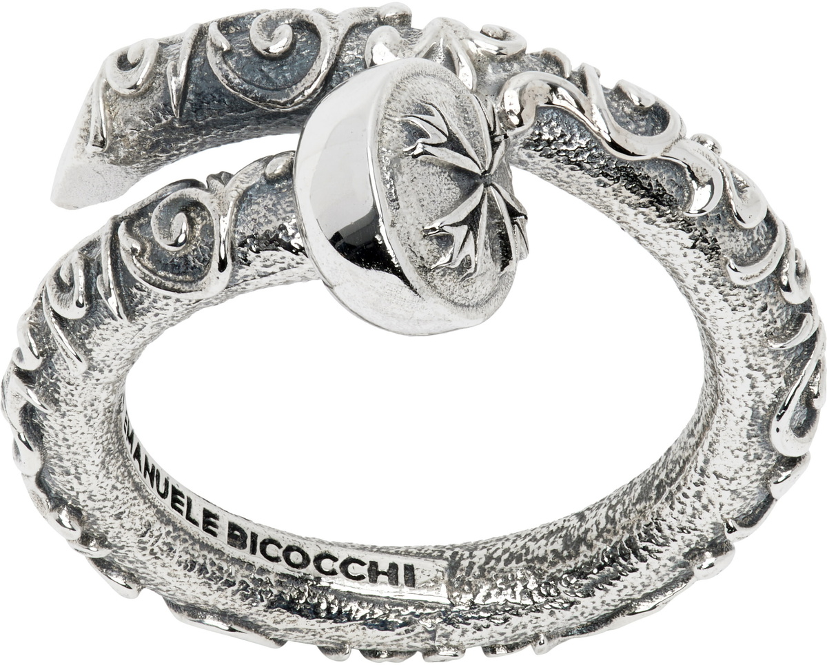 Emanuele Bicocchi Flourish Spiral Ring