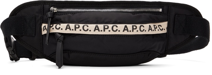 Photo: A.P.C. Black Mini Repeat Bum Bag