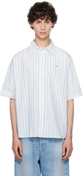 Acne Studios White Stripe Shirt