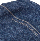 Marcoliani - Five-Pack Invisible Touch Pima Cotton-Blend No-Show Socks - Blue