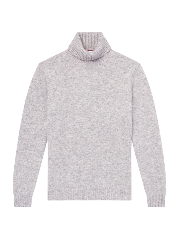 Photo: Brunello Cucinelli - Alpaca-Blend Rollneck Sweater - Neutrals