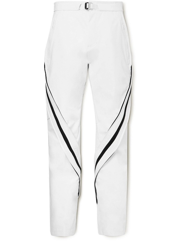 Photo: POST ARCHIVE FACTION - 4.0 Center Zip-Trimmed Tech-Nylon Trousers - White