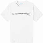 3.Paradis Women's More Love Oversized T-Shirt in White