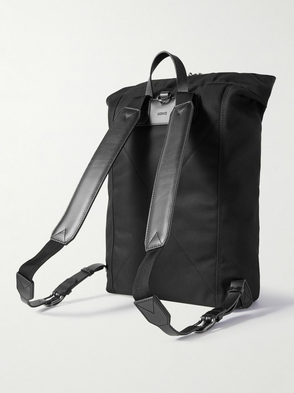 Mismo - M/S Escape Leather-Trimmed Ballistic Nylon Backpack Mismo