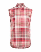Ferragamo Mens Shirt in Red
