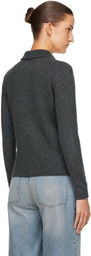 &Daughter Gray Cora Collared Cardigan