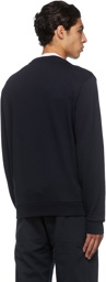 Moncler Navy Logo Patch Sweatshirt