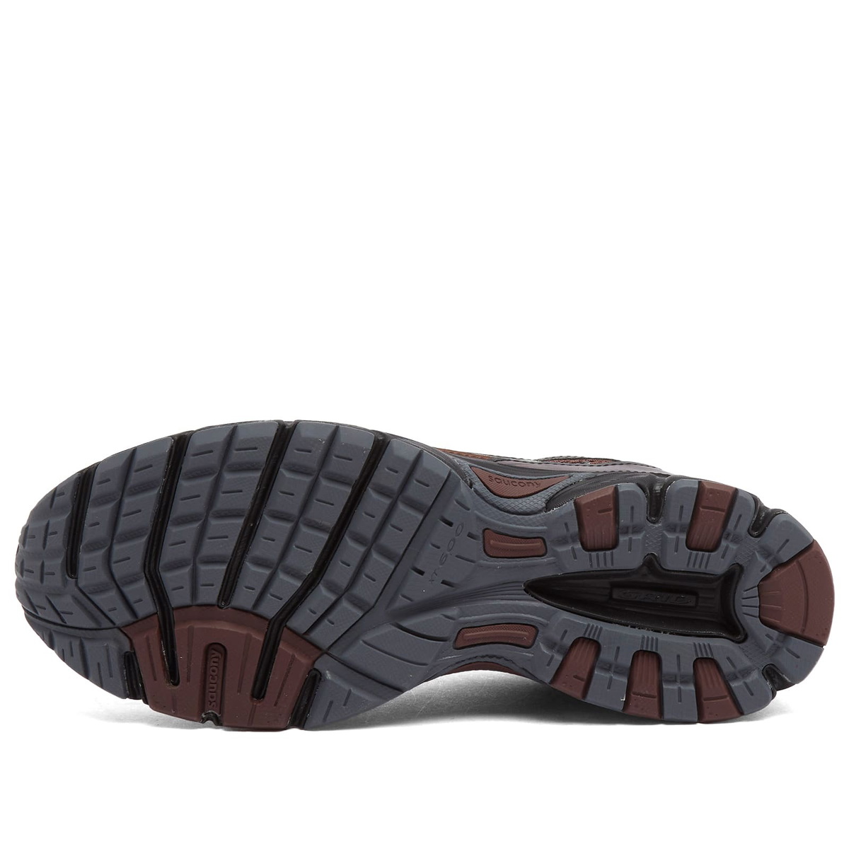 Saucony Ride Millennium in Brown/Metallic