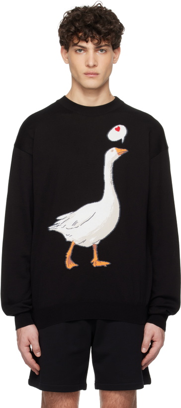 Photo: Moschino Black Goose Sweater