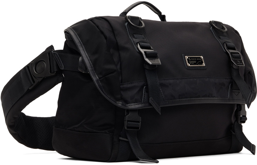 master-piece Black Crazy Messenger Bag Master-Piece Co