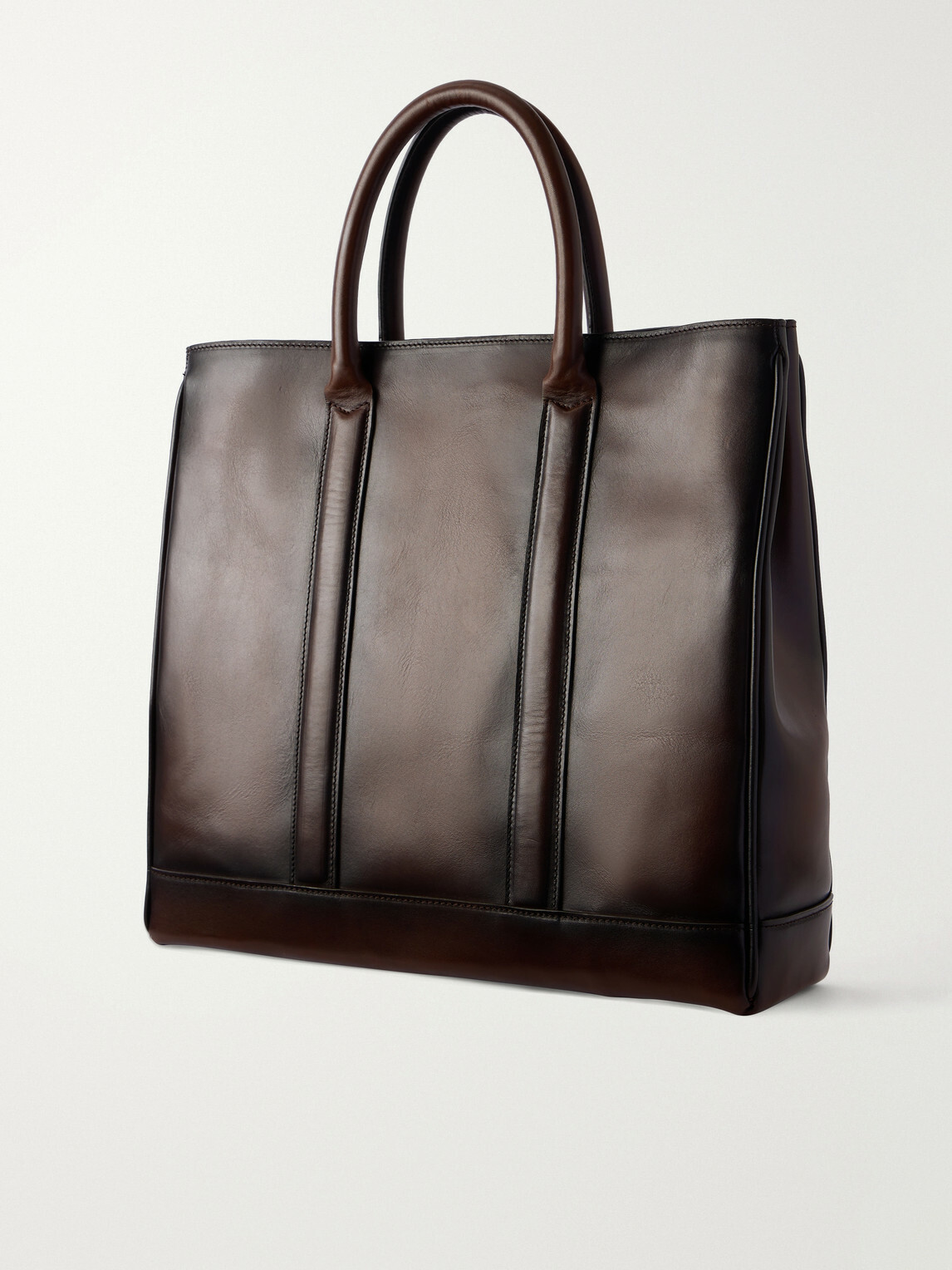 Officine Creative - Quentin/026 Leather Tote Bag - Brown