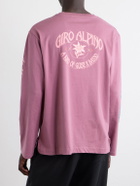 A Kind Of Guise - Basso Giro Alpino Logo-Print Cotton-Jersey T-Shirt - Pink