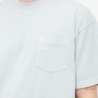 Patta Men's Basic Washed Pocket T-Shirt in Pearl Blue