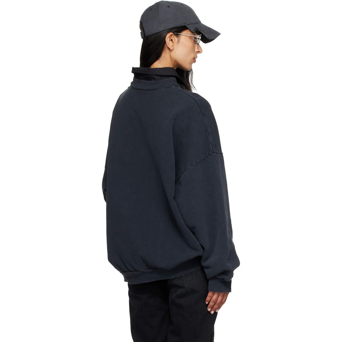 Balenciaga Black Crewneck Sweatshirt