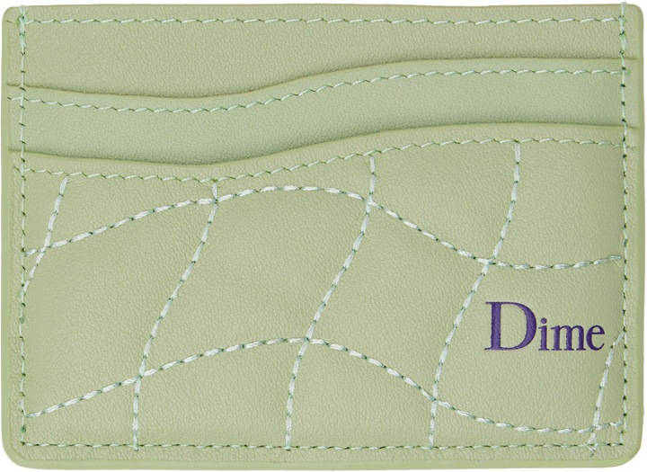Photo: Dime Khaki Quilted Card Holder