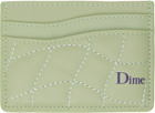 Dime Khaki Quilted Card Holder