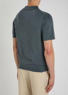PS Paul Smith Half-zip Cotton Polo Shirt Grey