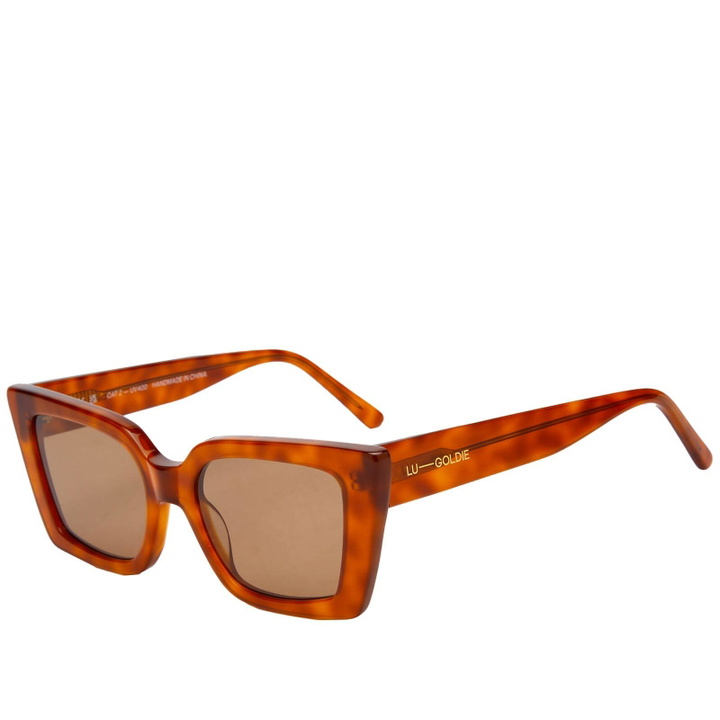 Photo: Lu Goldie Women's Lucia Sunglasses in Maple