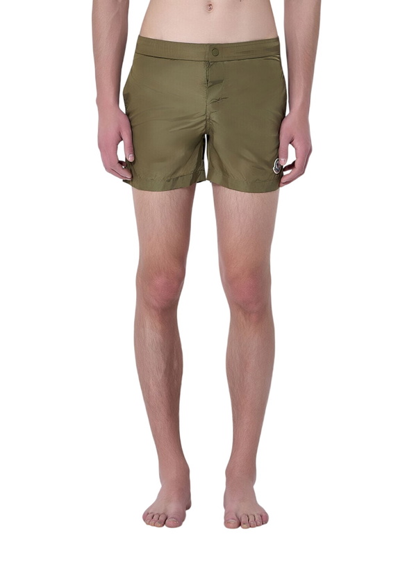 Photo: Moncler Elastic Waist Swim Shorts