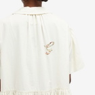 Story mfg. Women's Meadow Maple Midi Dress in Ecru Meadow
