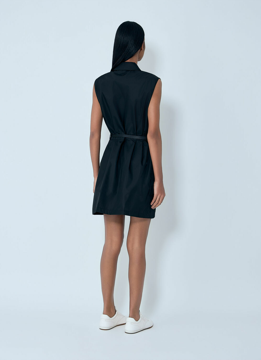 Prada Re-Nylon Belted Mini Dress