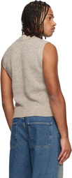 Carne Bollente Beige Midnight Masc Sweater Vest