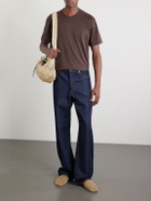 Slowear - Cotton and silk-blend jersey T-shirt - Brown