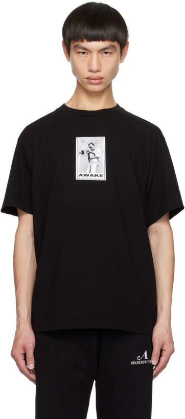 Photo: Awake NY Black Graphic T-Shirt