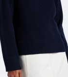 Vince Wool and cashmere half-zip sweater